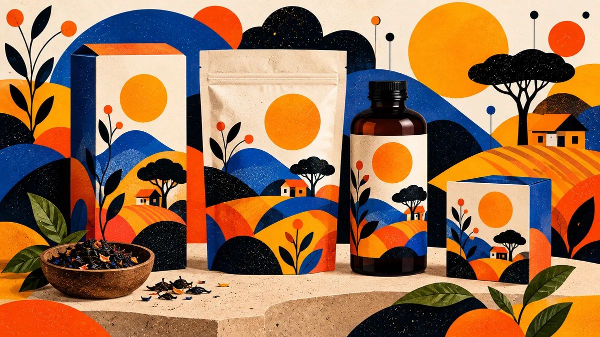 Product Packaging illustration