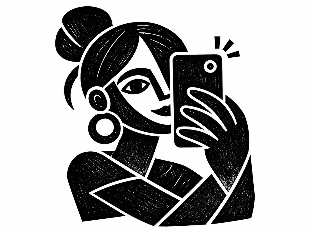 Awareness campaigns woodcut icon