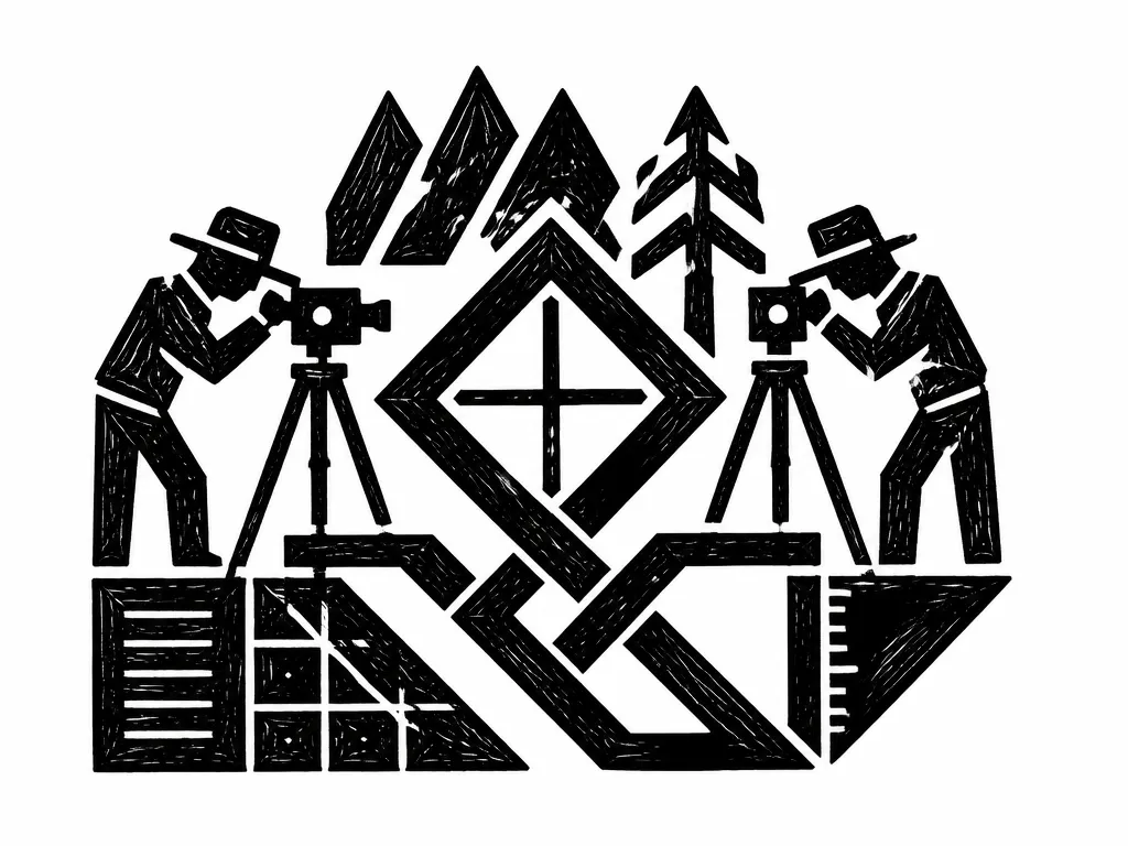 Surveys woodcut icon