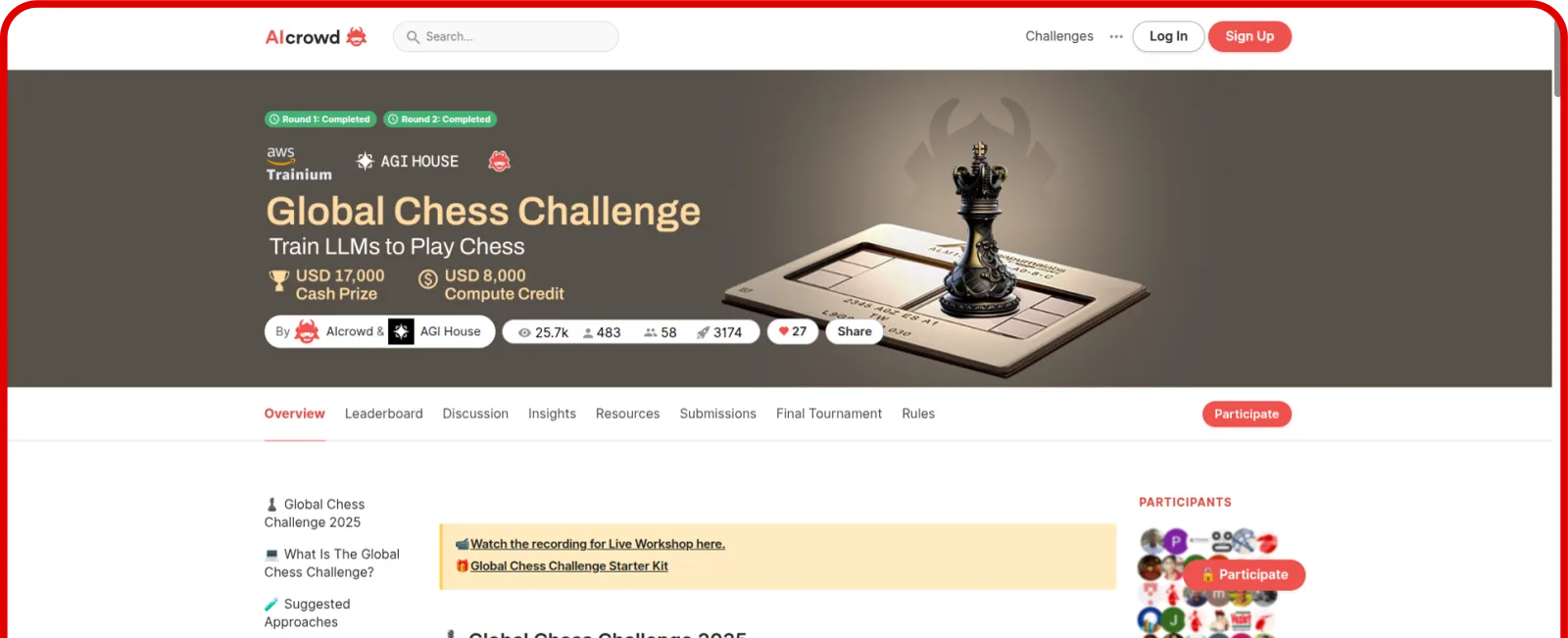 Global Chess Challenge 2025 key visual — chessboard reimagined as a matrix field with minimalist vector piece nodes