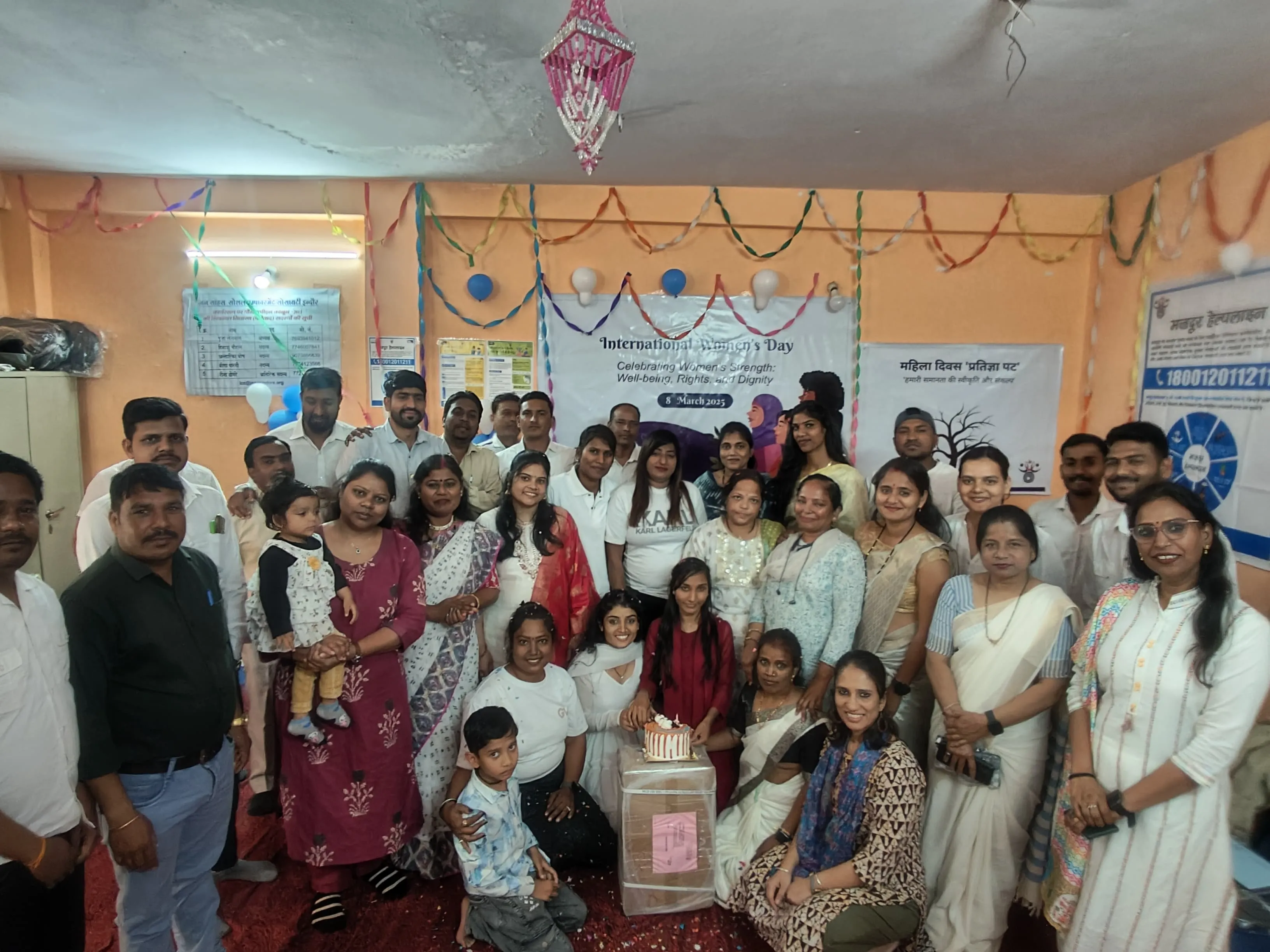 Community members photographed for the Jan Sahas Social Empowerment Society website hero