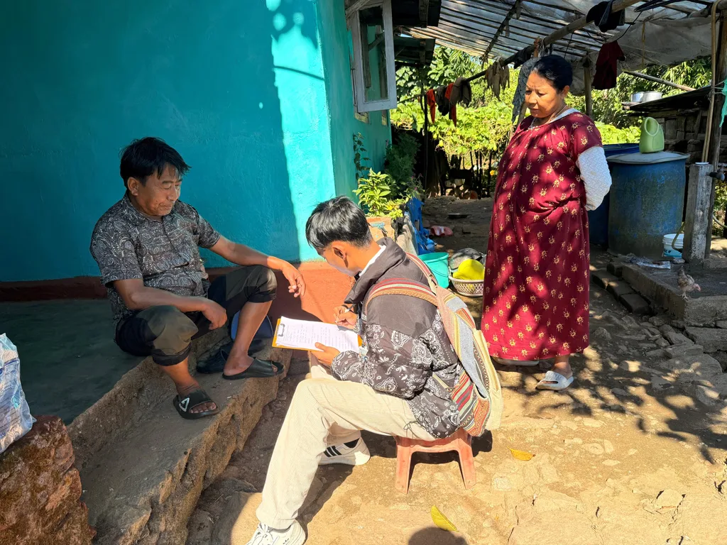 Students working with the Studio 1947 team during the post-fieldwork analysis sessions