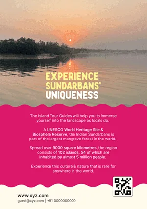 Closing spread of the Village Ways brochure with travel details and contact information